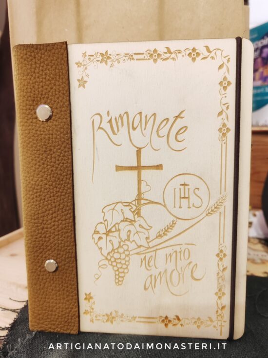 Custodia per Bibbia e Breviario Personalizzabile - Rimanete nel mio Amore